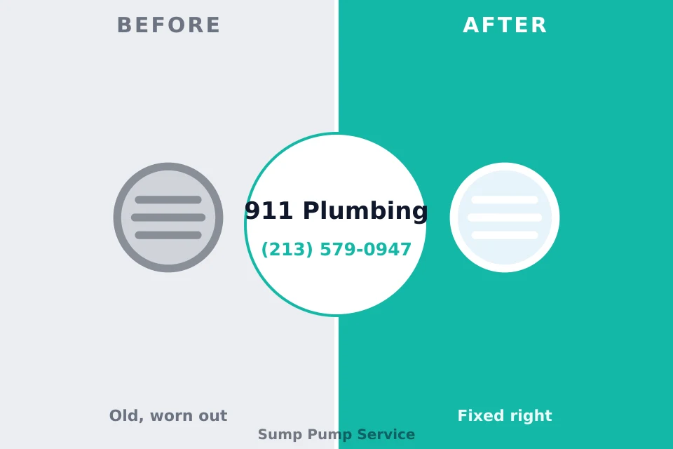 Before and after: plumbing repair Versailles, KY